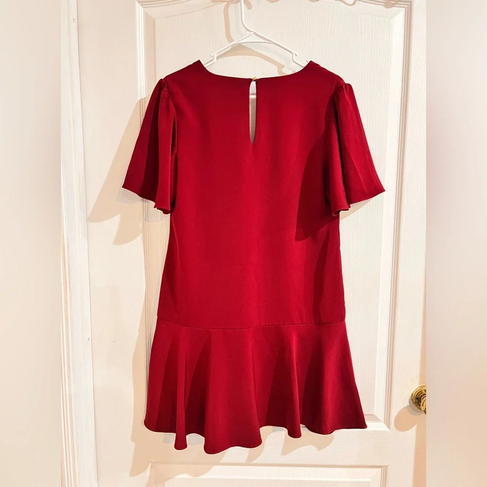FINAL PRICE Charles Henry flutter sleeve drop waist dress - Picture 7 of 7